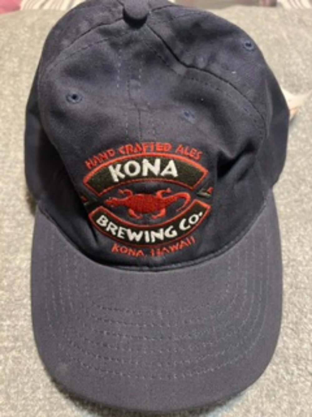 NWT Crazy Shirts unisex Navy Blue "Kona Brewing Co." Baseball Cap